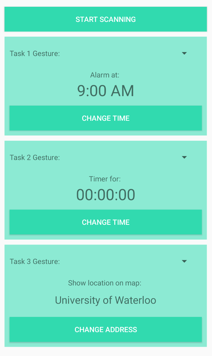 Android app UI